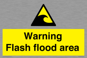 Warning Flash flood area